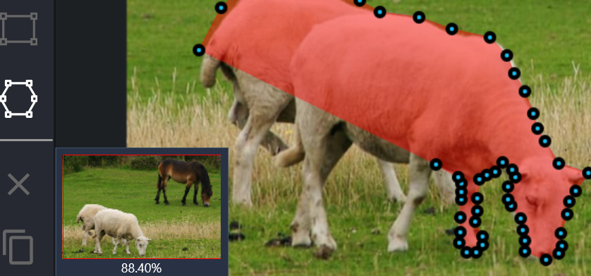 Drawing and markup tools preview for annotating images