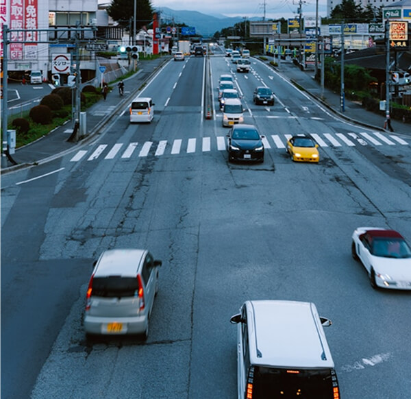 Dataset sample: autonomous driving scene 6