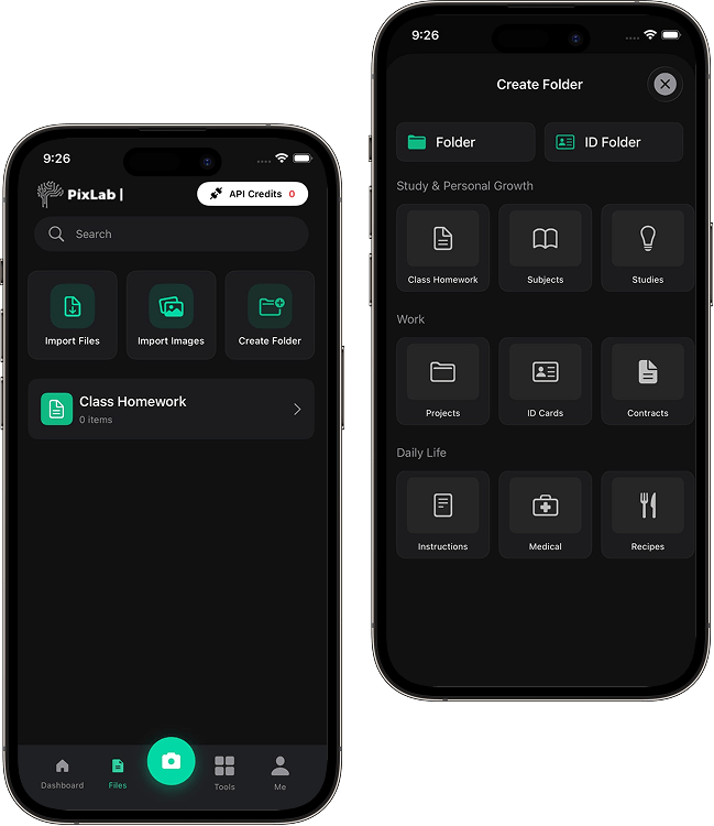 DocScan converting handwritten notes into searchable text on iPhone/iPad