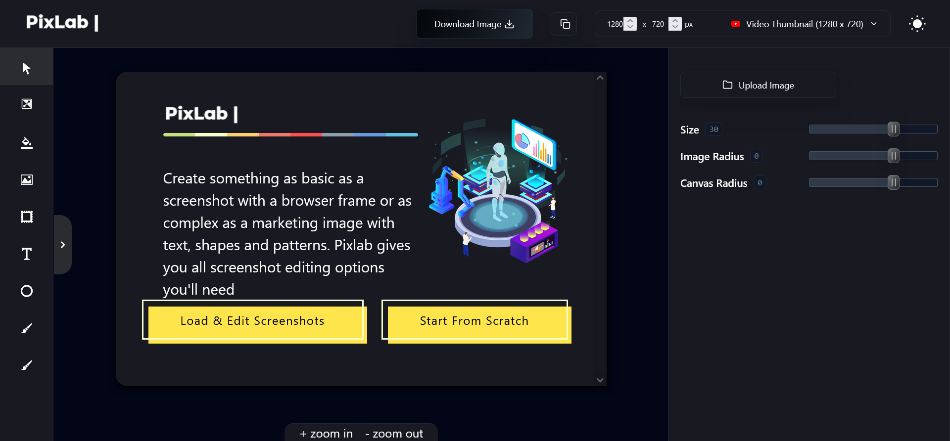 OAI-Powered Screenshot Photo Editor
