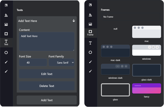 Enhance Your Screenshots with Text, Shapes, and Frames