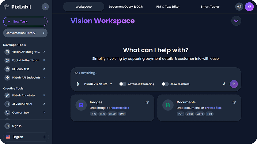 PixLab Vision Language Models Playground & APIs